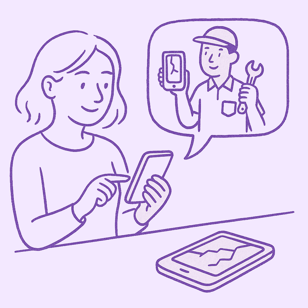 Women prefer on-demand device repair